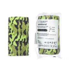Vitammy Autoband Öntapadó pólya terepszínű nyomattal, zöld, 10cmx450cm