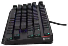 Endorfy játék billentyűzet Thock TKL Kailh BR RGB /USB/ barna sw. / vezetékes / mechanikus / CZ/SK elrendezés / fekete RGB
