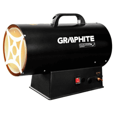 Graphite 58GE101 gázos hőlégbefúvó(akkus) 30kW, akku nélkül (58GE101)