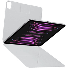 Pitaka Apple iPad Pro 11 (2020 / 2021 / 2022), mappa tok, mágneses rögzítés, mágneses csatos záródás, Origami Smart Case, MagEZ Folio2, fehér (XP128010)