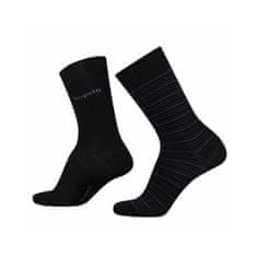 BUGATTI 2 pack - férfi zokni 6360-610 black (Méret 39-42)