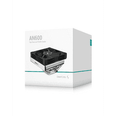 DEEPCOOL AN600 Processzor Hűtő 12 cm Alumínium, Fekete 1 dB (R-AN600-BKNNMN-G)