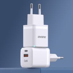 DUDAO A13Pro GaN hálózati töltő adapter 33W USB-C / USB, fehér