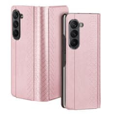 Dux Ducis Bril könyv tok Samsung Galaxy Z Fold 5 5G, rózsaszín