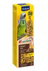 Vitakraft Bird Kräcker papagáj afrikai mézes bot 2db