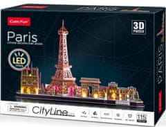CubicFun CityLine panoráma 3D puzzle: Párizs 115 darab