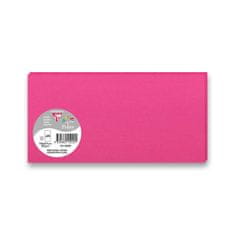 Clairefontaine 106 x 213 mm-es színes levélkártya DL borítékokhoz, 25 db, rózsaszín, DL