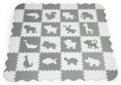 EcoToys Hab puzzle Állatok szürke-fehér SX szélekkel
