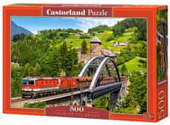 Castorland Puzzle Vonat a hídon 500 darab