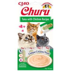 Inaba Churu macska snack Tonhal és csirke 4x 14g