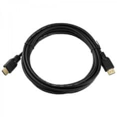 Akyga HDMI 1.4 (M) kábel, Full HD/4K 10,2Gbps, fekete 3m