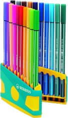 Stabilo Pen 68 filctoll 20 darabos készlet ColorParade/Tyrkys tokban