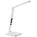 Immax LED asztali lámpa Kingfisher/ Qi töltés/ 8.5W/ 400lm/ 12V/2.5A/ 3 fényszín/ összecsukható kar/ fehér