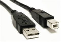 Akyga USB A-B kábel 3.0m/fekete