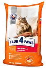 Club4Paws Premium Pollenmentesítő száraz macskaeledel Szőrlabdakontroll 14 kg