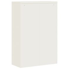 Greatstore fehér acél irattartó szekrény 90x40x140 cm