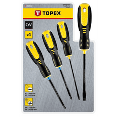 Topex csavarhúzó készlet, 4 db (39D933) (39D933)