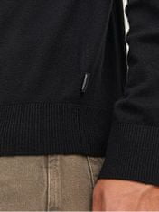 Jack&Jones Férfi pulóver JJEEMIL Regular Fit 12157417 Black (Méret XXL)