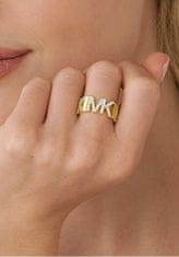 Michael Kors Luxus aranyozott gyűrű cirkónium kövekkel MKJ7961710 (Kerület 49 mm)