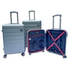 Linder Exclusiv Bőrönd szett SC2002 Világos szürke