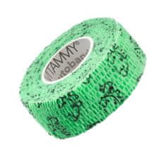 Vitammy Autoband Öntapadó kötszer macskanyomattal, zöld, 2,5cmx450cm