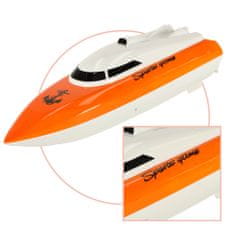 WOWO RC 4CH Mini CP802 távirányítós csónak - narancssárga