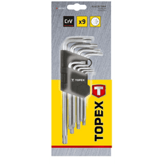 Topex TORX kulcs készlet 9db (35D961) (35D961)