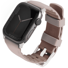 UNIQ Apple Watch 1-6, SE (38 / 40 mm) / Watch 7-8 (41 mm), szilikon pótszíj, Linus, rózsaszín (S67876)