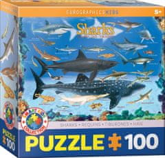 EuroGraphics Cápák puzzle 100 darab