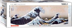EuroGraphics Panoráma puzzle Nagy hullám Kanagawa partjainál 1000 db