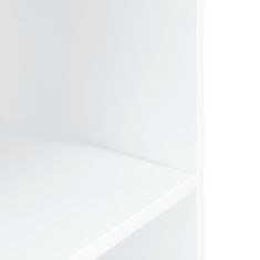 Greatstore fehér szerelt fa akváriumi állvány 36x75x72,5 cm