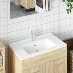 shumee fehér négyszögű kerámia fürdőszobai mosdókagyló 91,5x48x19,5 cm