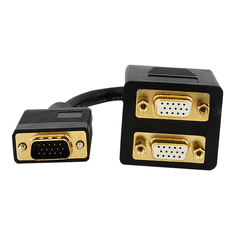 Startech StarTech.com 1 ft. VGA to VGA Splitter Cable - M/F Dual Monitor Video Cable Splitter (VGASPL1VV) - VGA splitter - 30 cm (VGASPL1VV)