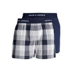 Jack&Jones 2 PACK - férfi alsónadrág JACLUCA 12239042 Navy Blazer (Méret XL)