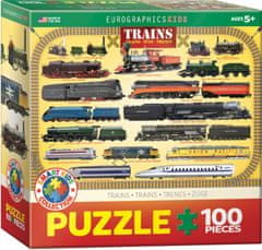 EuroGraphics Puzzle vonatok 100 darab