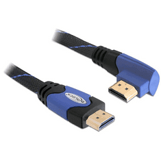 DELOCK HDMI Ethernet kábel derékszögű csatlakozóval 5m (82958) (82958)