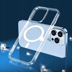 Haffner Apple iPhone 13 Mini szilikon hátlap - Tech-Protect Magmat Magsafe - átlátszó (FN0570)