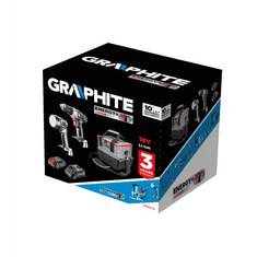 Graphite 58G016 akkus gépkészlet Energy+ akkus fúró, 18V/2Ah akku+töltő (58G016)