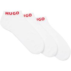 Hugo Boss 3 PACK - férfi zokni HUGO 50480217-100 (Méret 39-42)