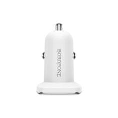 Borofone Borofone autós töltő - 2x USB 2,4A - Fehér