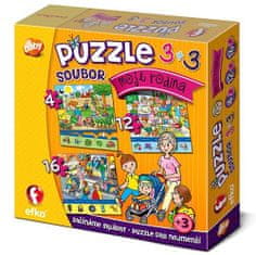 EFKO Puzzle My Family 3in1 (4,12,16 darab)