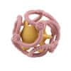 Nattou Szilikon golyó 2in1 BPA-mentes 10 cm sárga-rózsaszínű