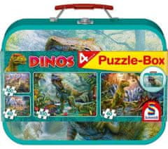 Schmidt Puzzle ón tokban - Dinoszauruszok 4in1