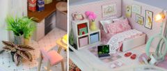 Dvěděti 2Kids Toys Miniature House of Anne's Pink Melody háza Miniatűr háza