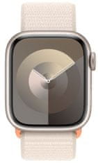 Apple Watch Series 9, mobil, 45mm, Starlight, Starlight Sport Loop (MRMA3QC/A)