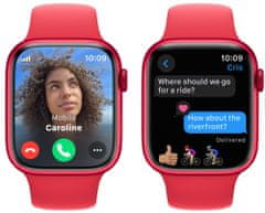 Apple Watch Series 9, Cellular, 45mm, (PRODUCT)RED, (PRODUCT)RED Sport Szíj - S/M (MRYE3QC/A)