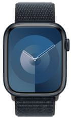 Apple Watch Series 9, Cellular, 45mm, Midnight, Midnight Sport Loop (MRMF3QC/A)
