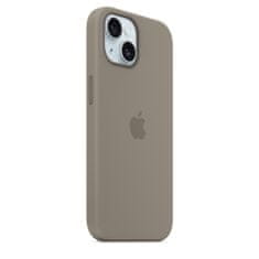 Apple iPhone 15 szilikon tok MagSafe-vel - Clay