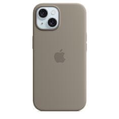 Apple iPhone 15 szilikon tok MagSafe-vel - Clay
