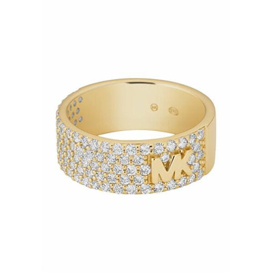 Michael Kors Csillogó ezüst gyűrű cirkónium kövekkel MKC1555AN710